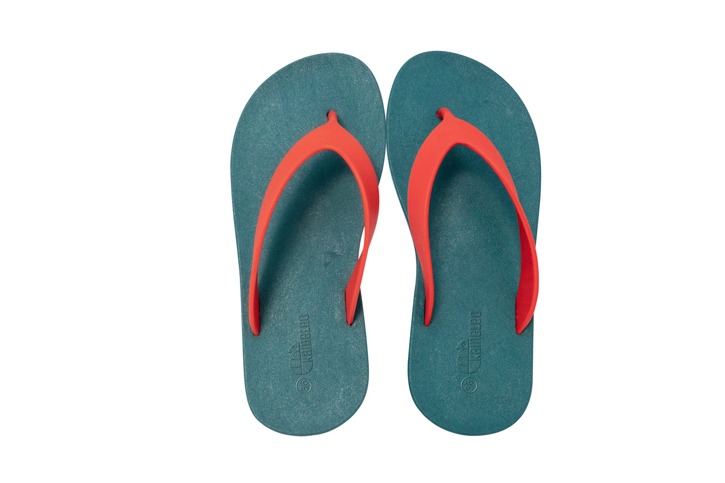 Flippy Green Sole Red Strap
