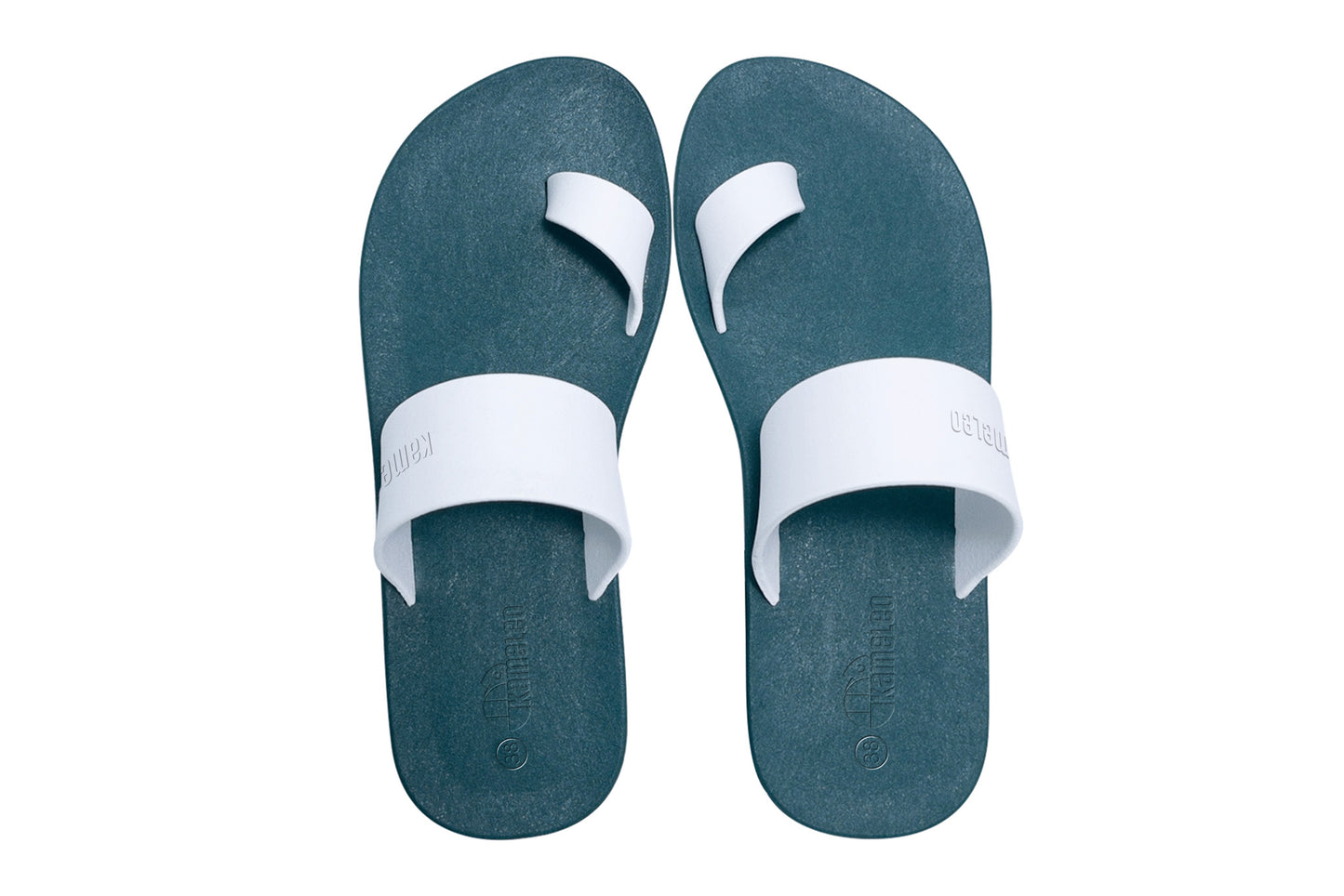 Pop Thumb Green Sole White Strap