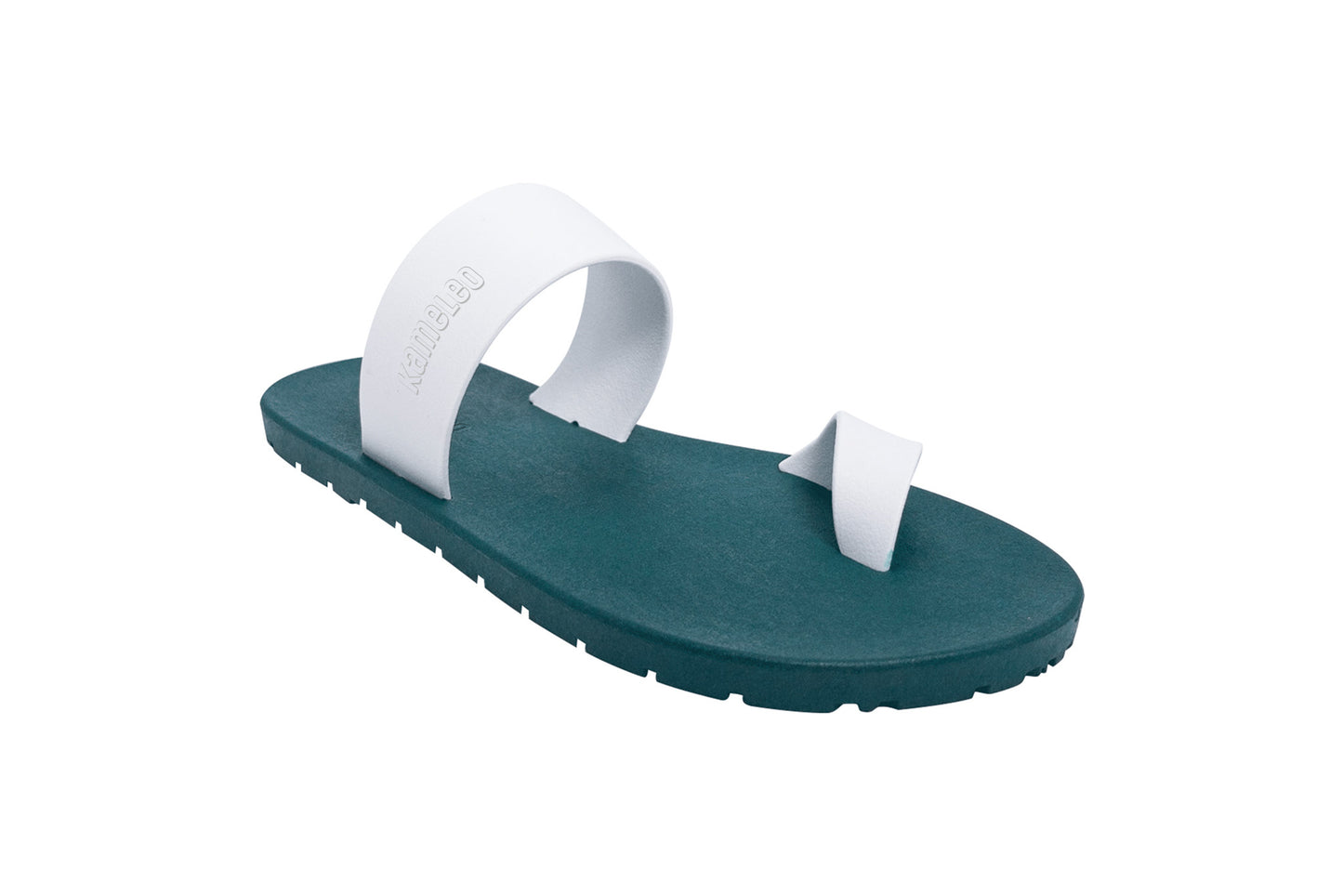 Pop Thumb Green Sole White Strap