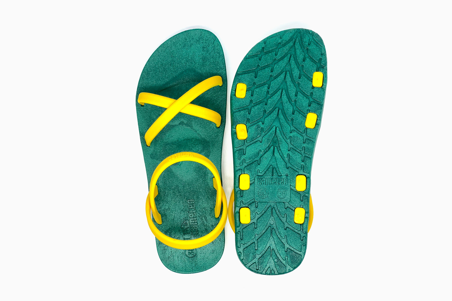 Cross Slim Green Sole Yellow Strap