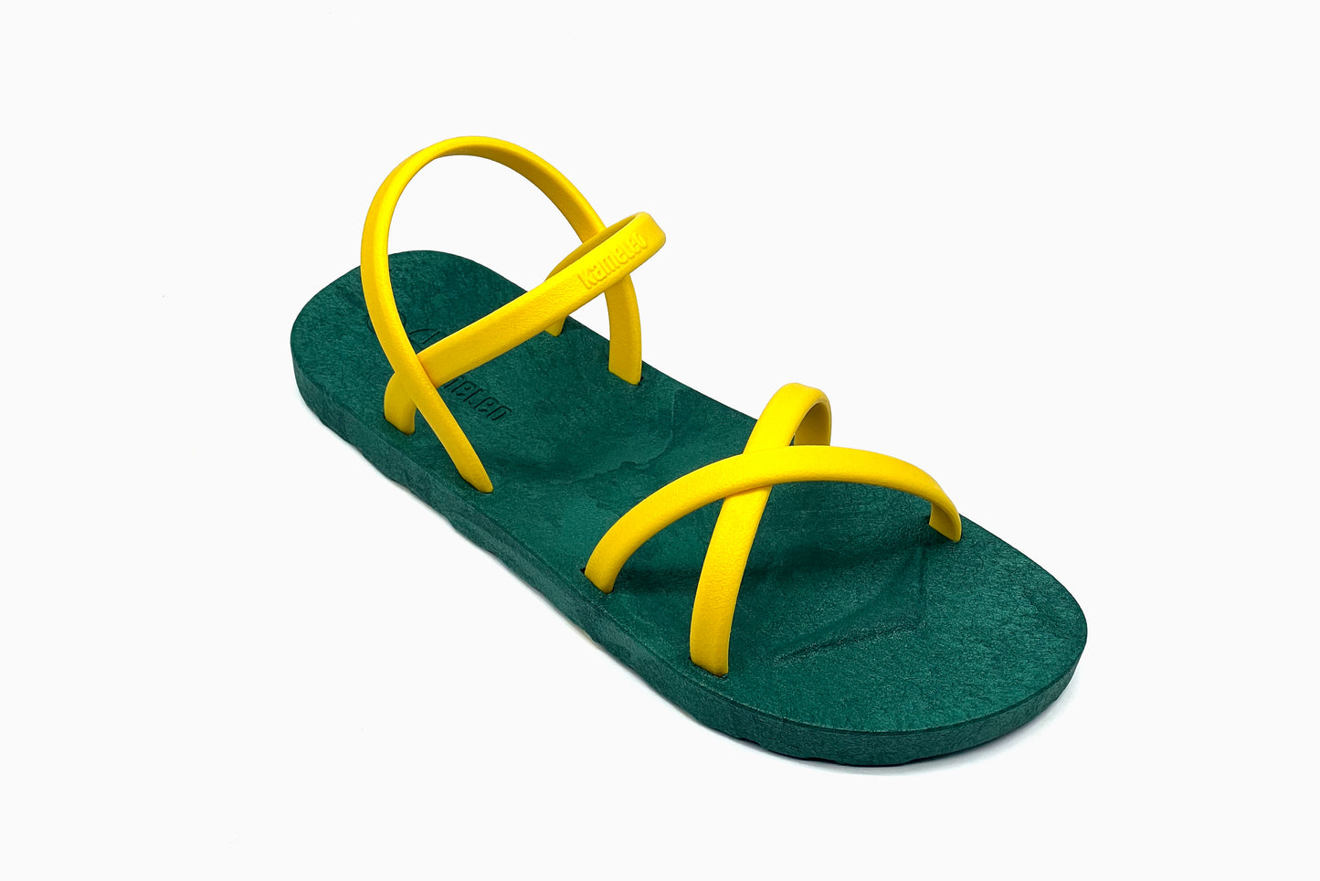 Cross Slim Green Sole Yellow Strap