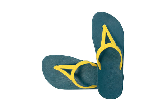 Eiffel Green Sole Yellow Strap