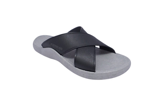 Crossy Grey Sole Black Strap