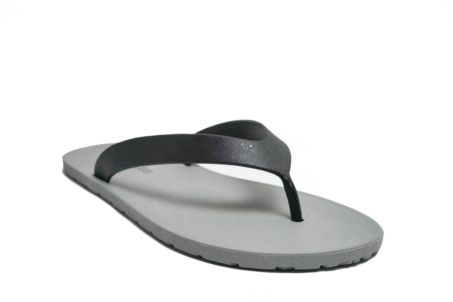 Flippy Grey Sole Black Strap