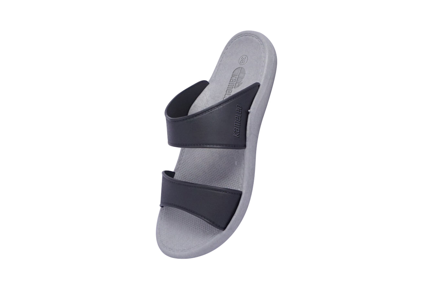 Twinny Grey Sole Black Strap