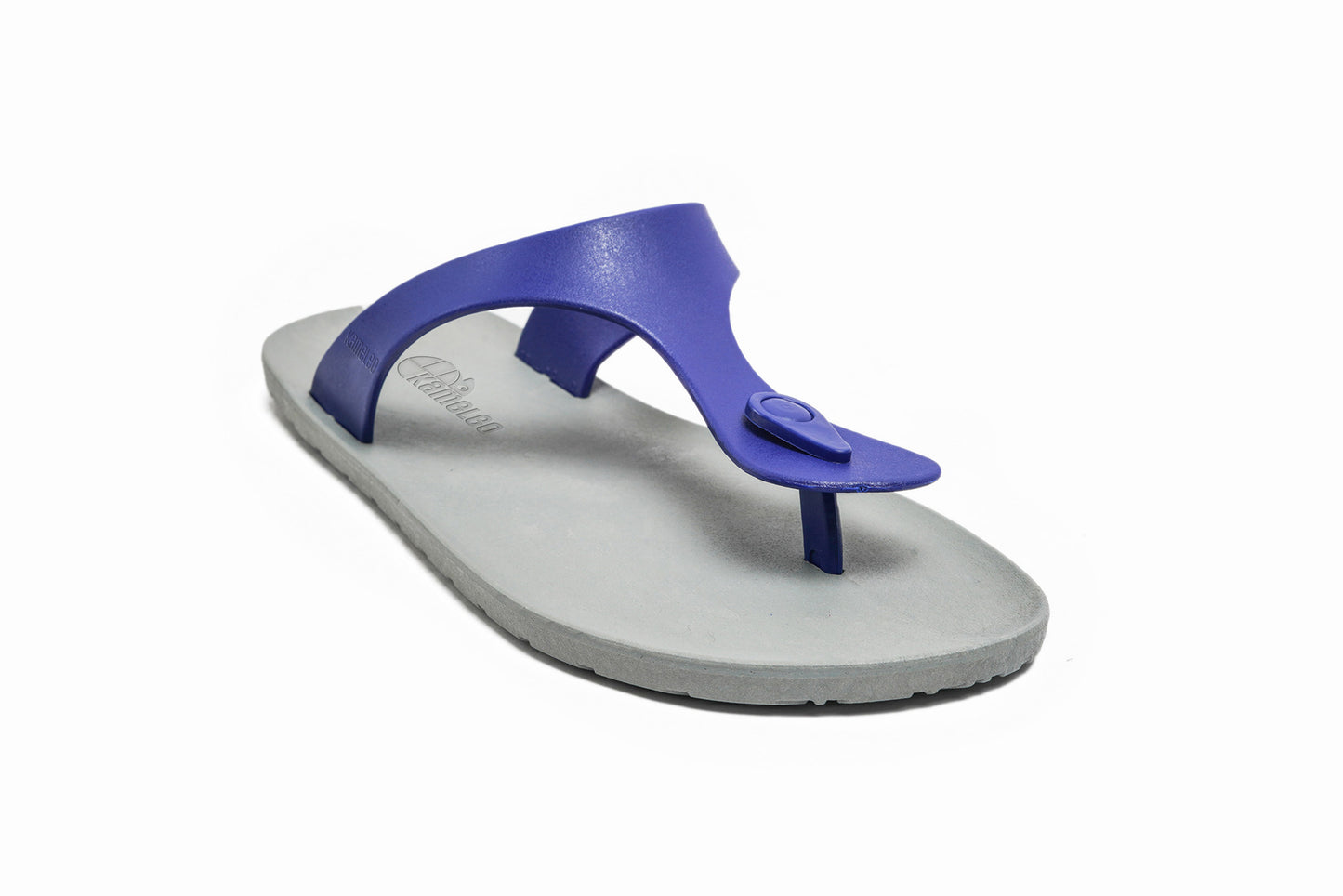 Candy Grey Sole Blue Strap