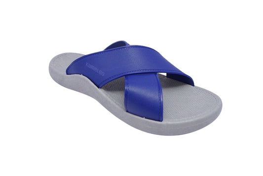 Crossy Grey Sole Blue Strap