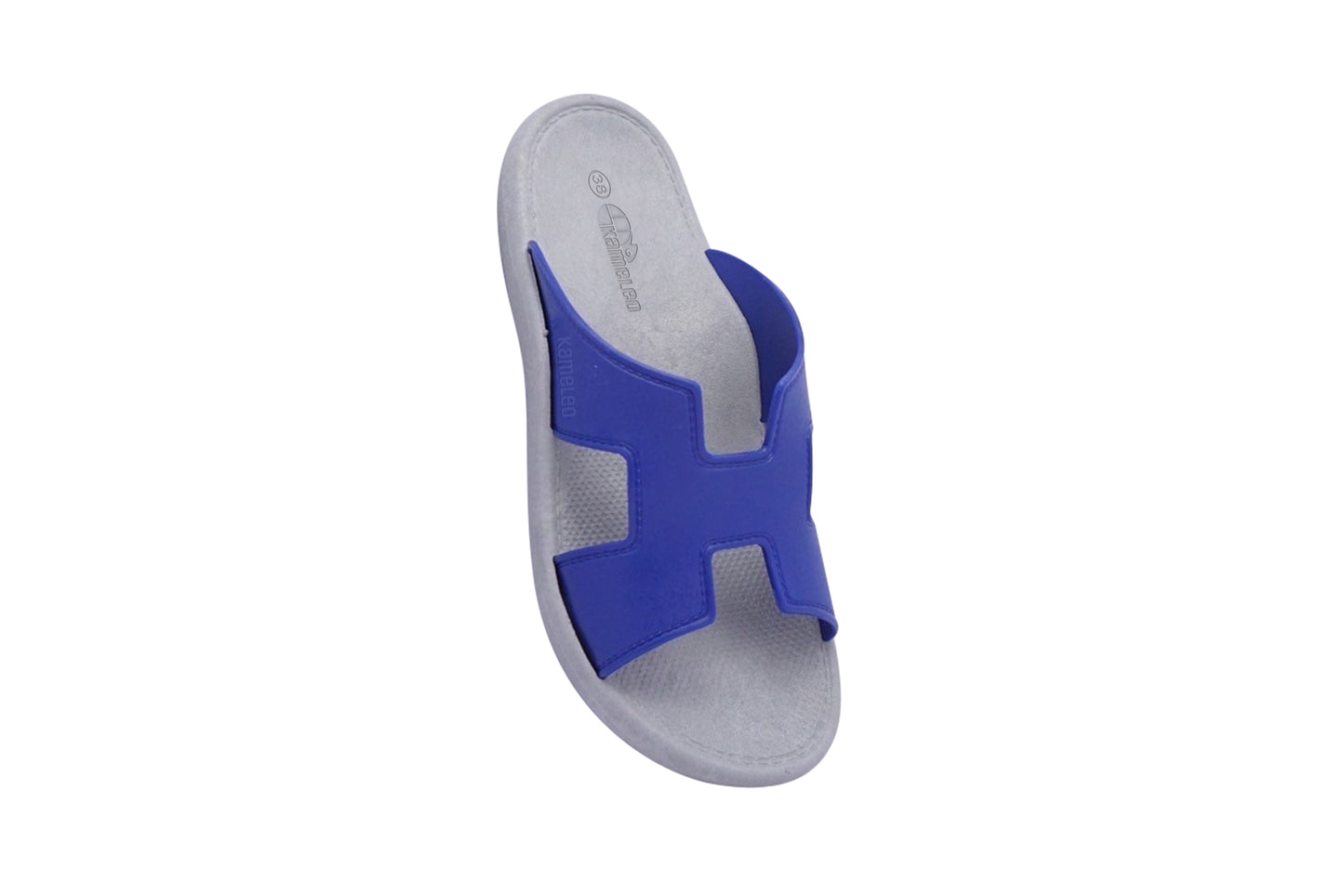 Hermey Grey Sole Blue Strap