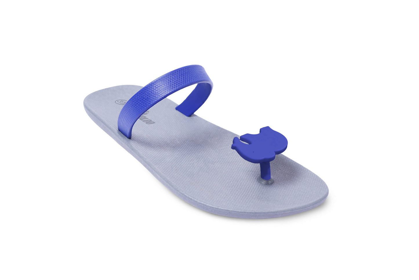 Poppi Ellie Grey Sole Blue Strap