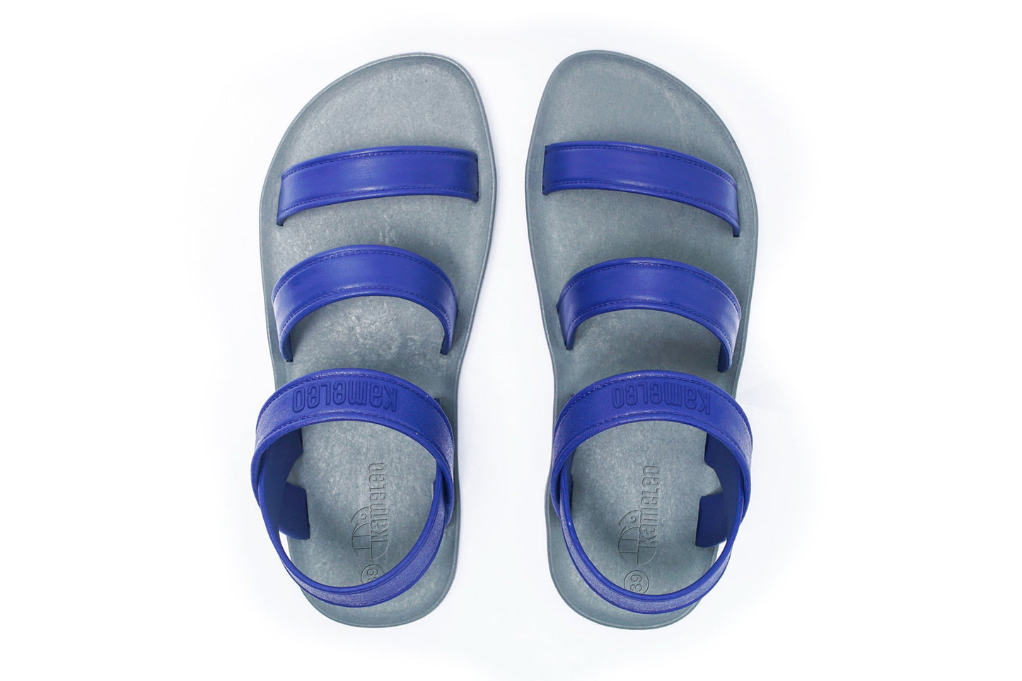 Twin Plus Grey Sole Blue Strap
