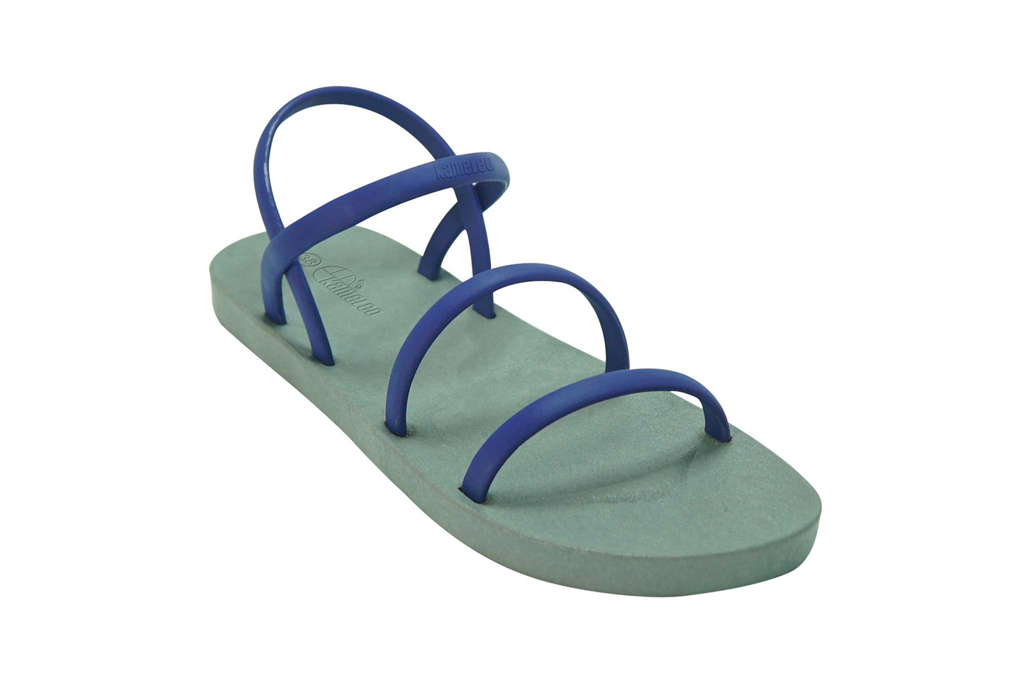 Twin Slim Grey Sole Blue Strap