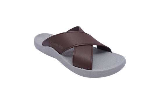 Crossy Grey Sole Brown Strap