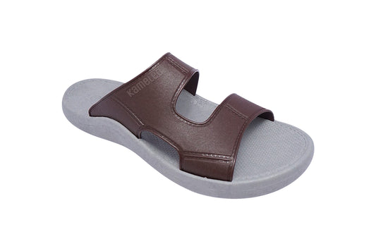 Harvey Grey Sole Brown Strap