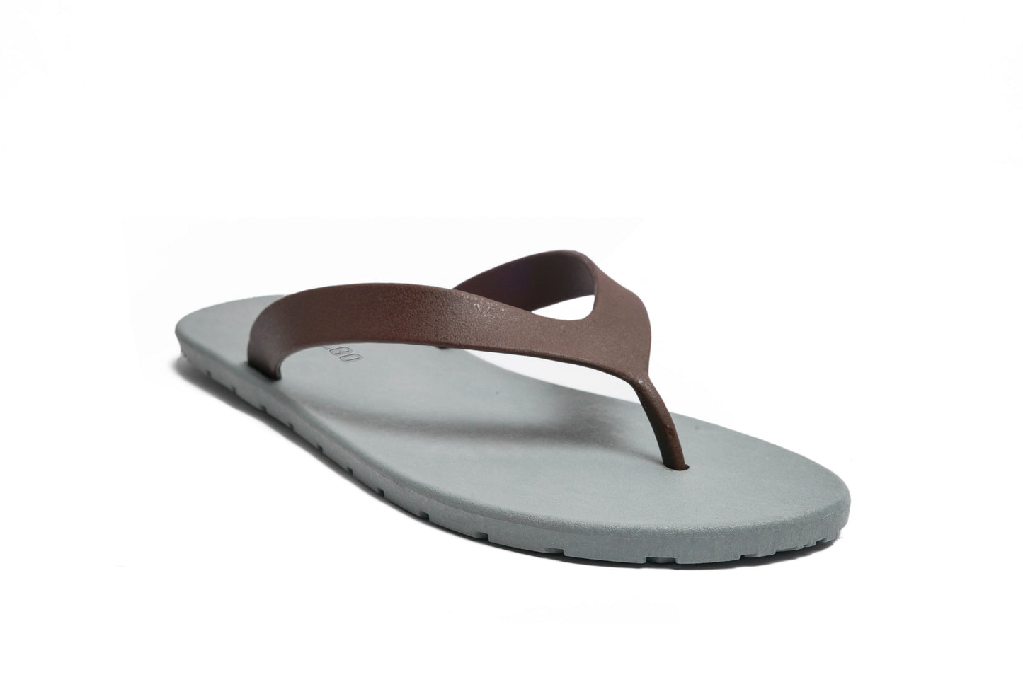 Flippy Grey Sole Brown Strap