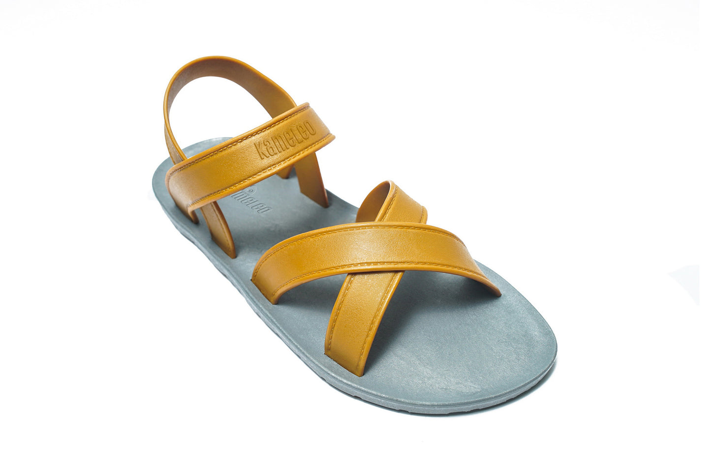 Cross Plus Kids Grey Sole Caramel Strap