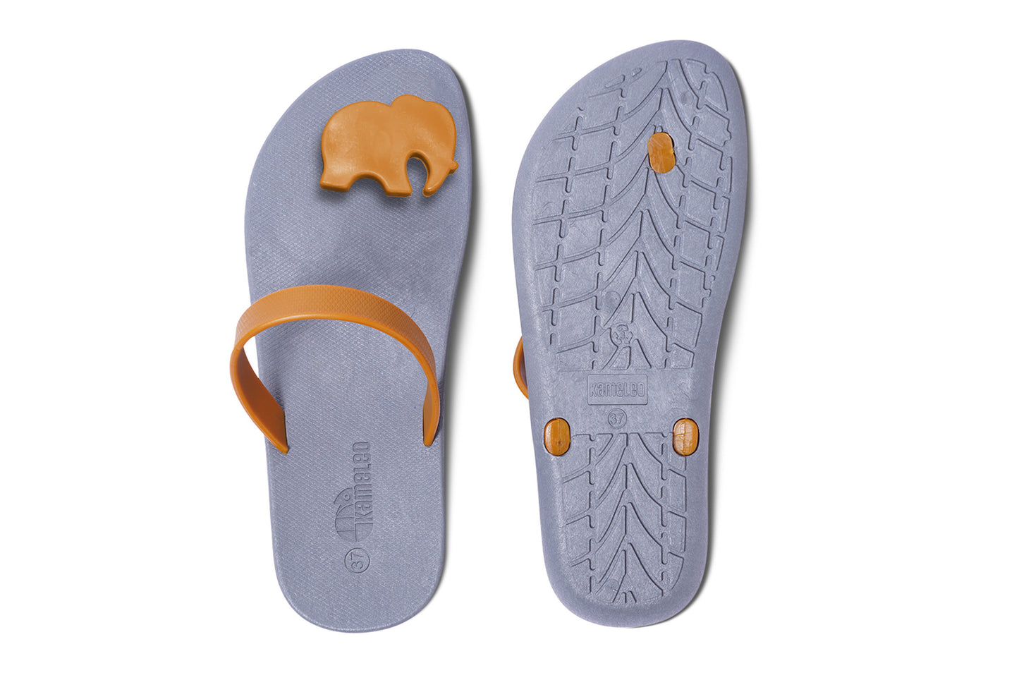 Poppi Ellie Grey Sole Caramel Strap