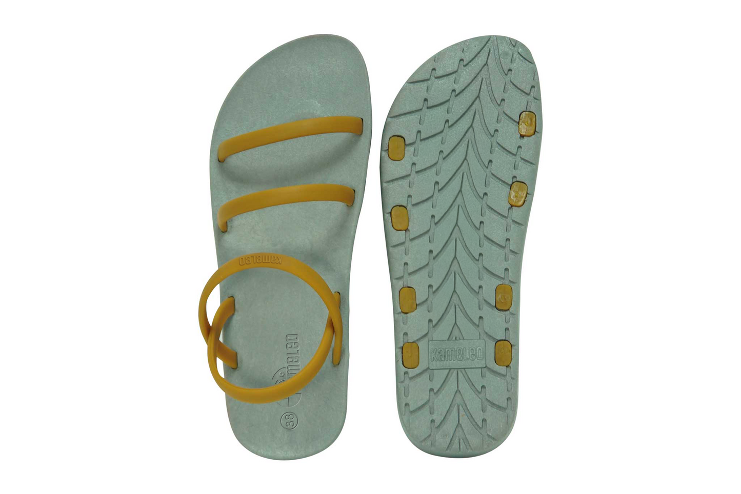 Twin Slim Grey Sole Caramel Strap
