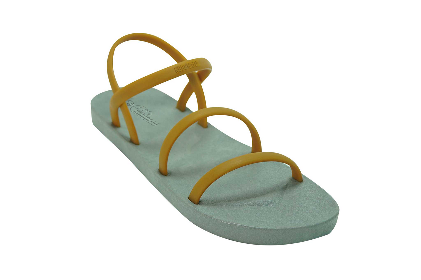 Twin Slim Grey Sole Caramel Strap