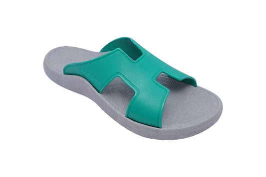 Hermey Grey Sole Green Strap