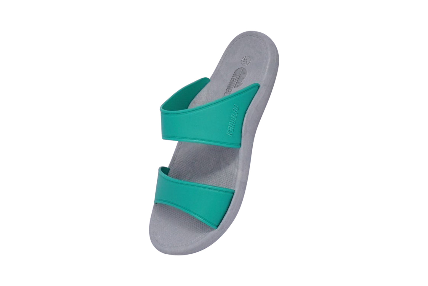 Twinny Grey Sole Green Strap