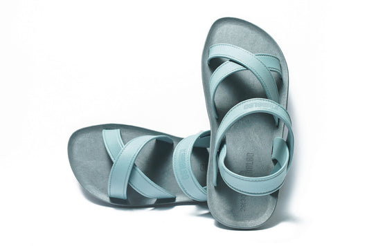 Cross Plus Kids Grey Sole Grey Strap