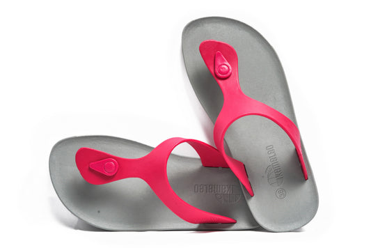 Candy Grey Sole Pink Strap