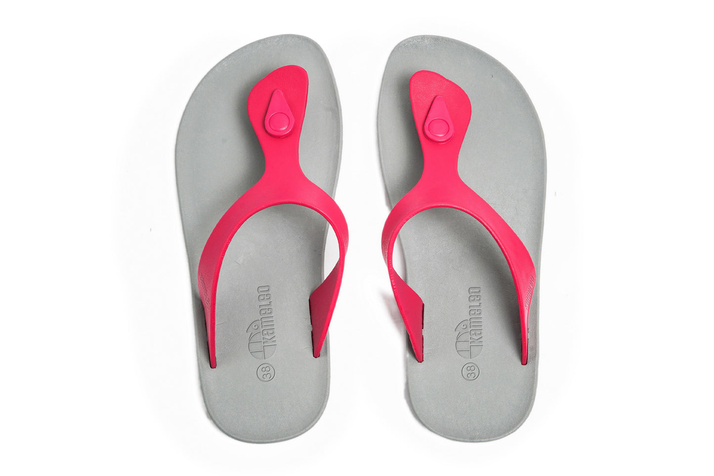 Candy Grey Sole Pink Strap