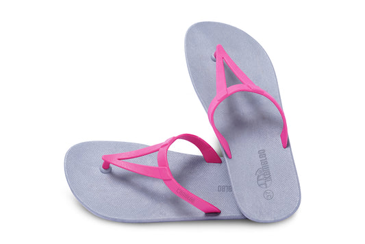 Eiffel Grey Sole Pink Strap