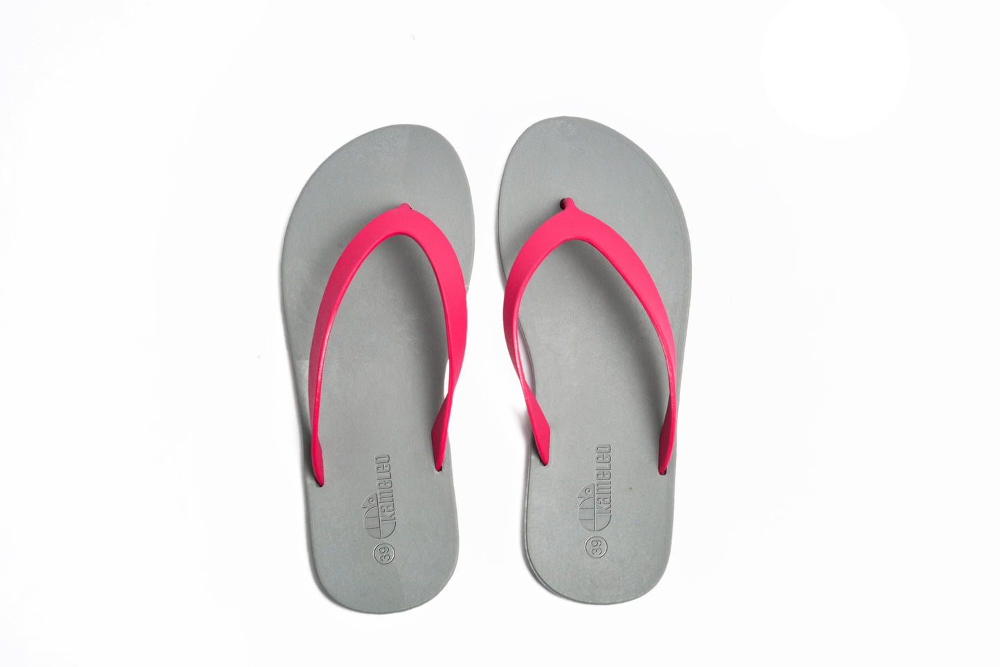 Flippy Grey Sole Pink Strap