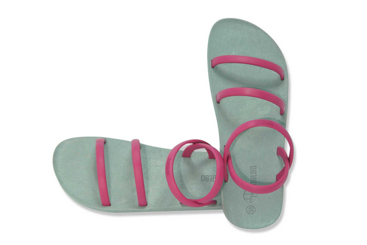 Twin Slim Grey Sole Pink Strap