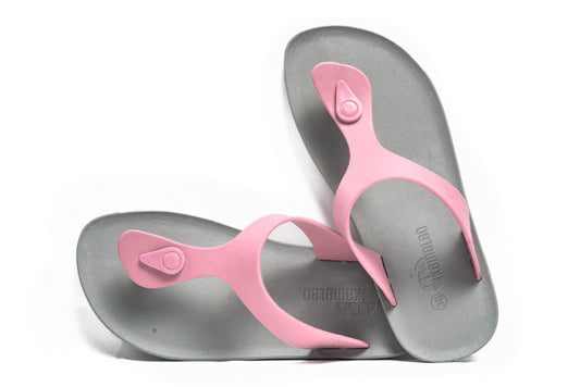 Candy Grey Sole LightPink Strap