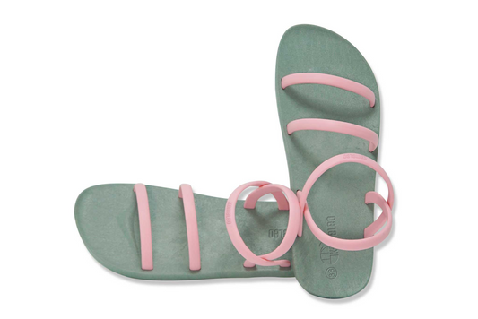 Twin Slim Grey Sole LightPink Strap