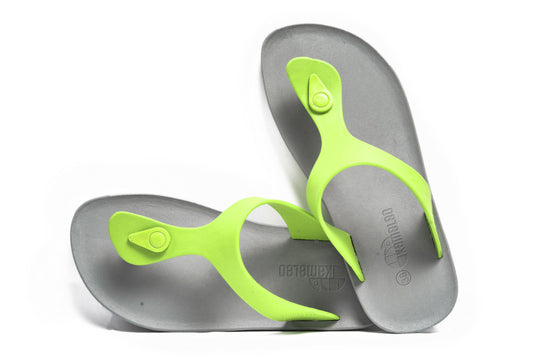 Candy Grey Sole Lime Strap