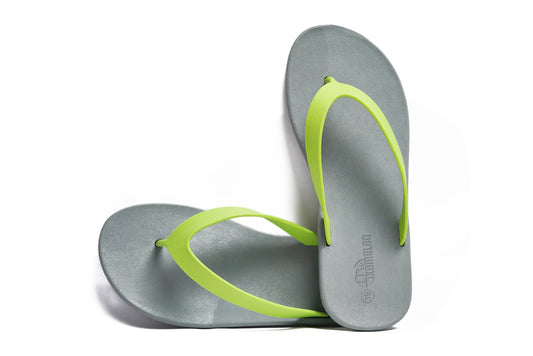 Flippy Grey Sole Lime Strap