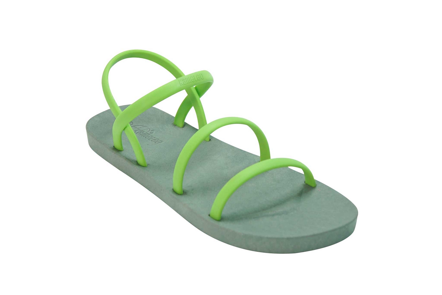 Twin Slim Grey Sole Lime Strap