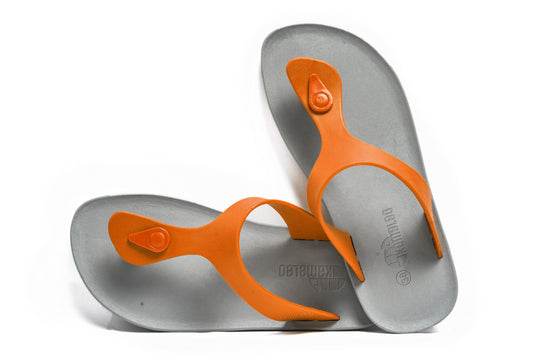 Candy Grey Sole Orange Strap