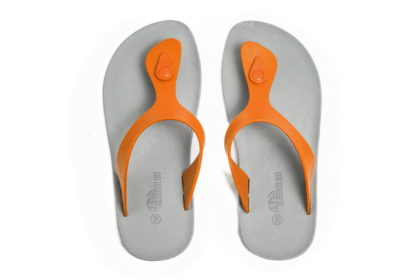 Candy Grey Sole Orange Strap