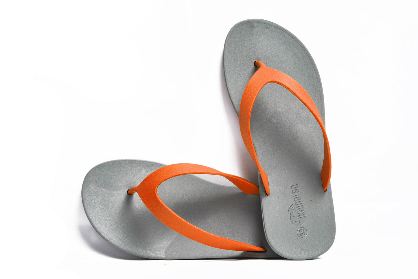 Flippy Grey Sole Orange Strap