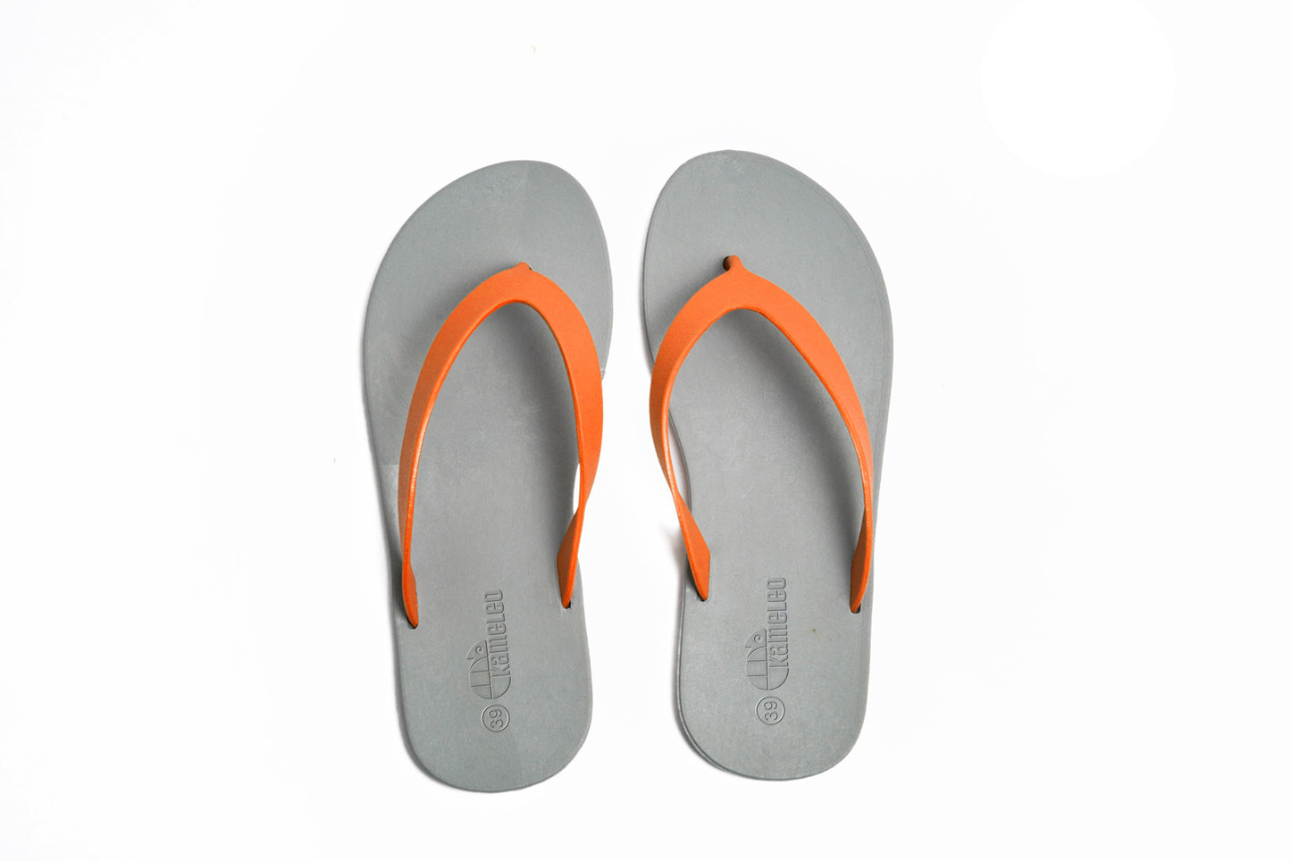 Flippy Grey Sole Orange Strap