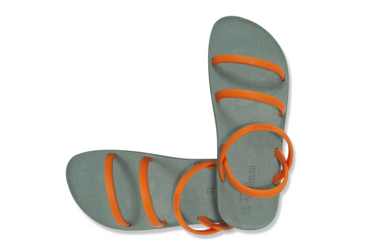 Twin Slim Grey Sole Orange Strap