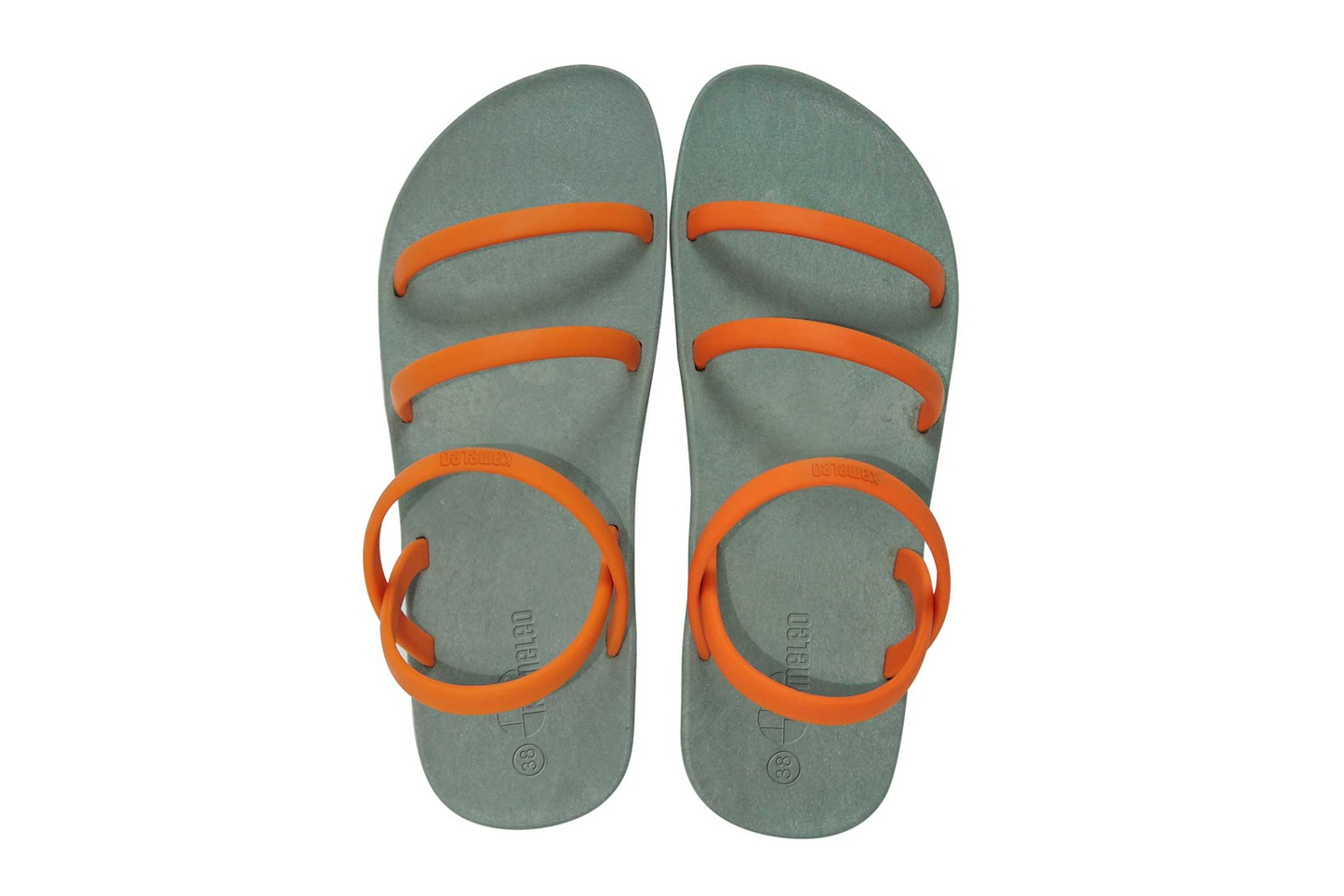Twin Slim Grey Sole Orange Strap