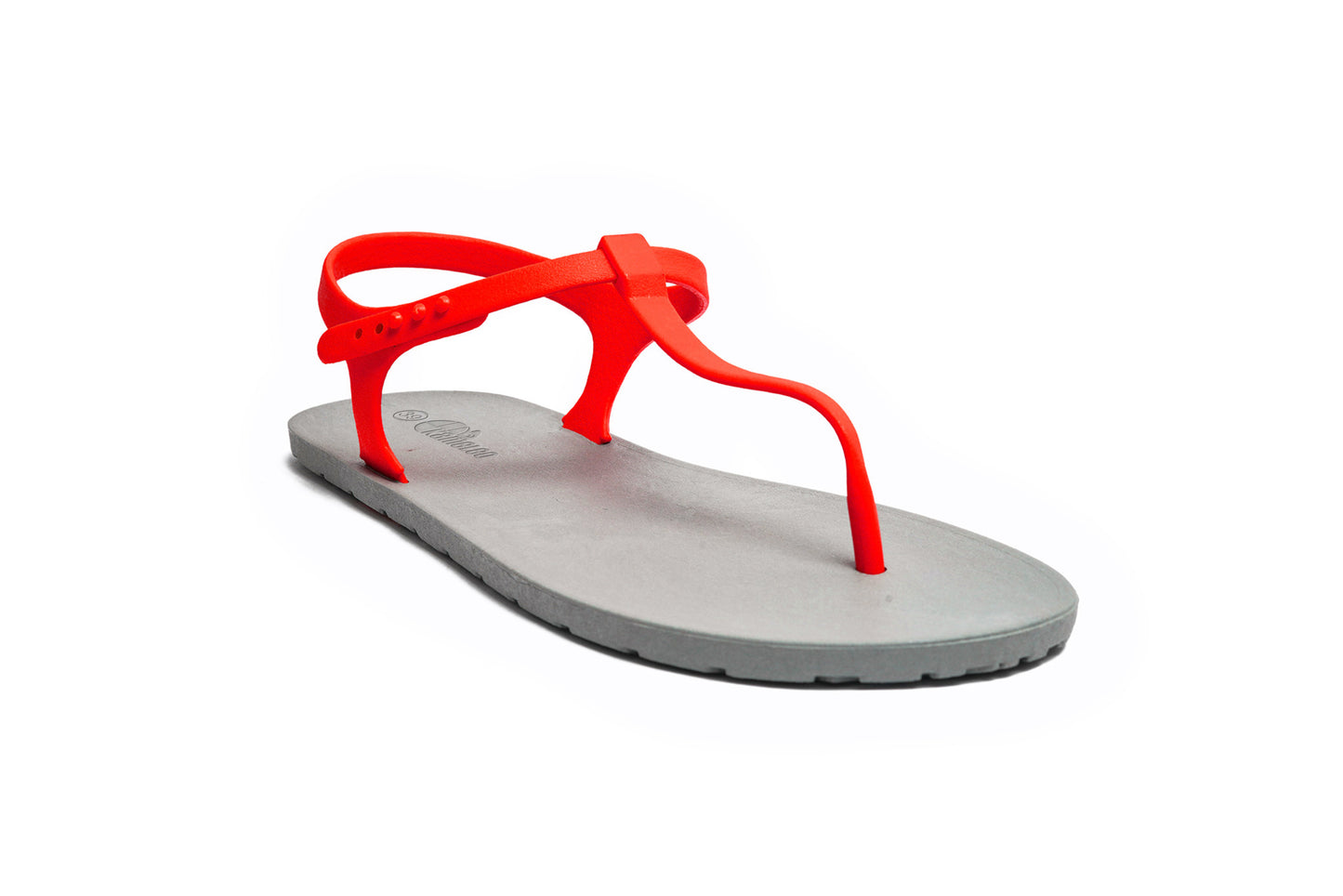 Saily Grey Sole Red Strap