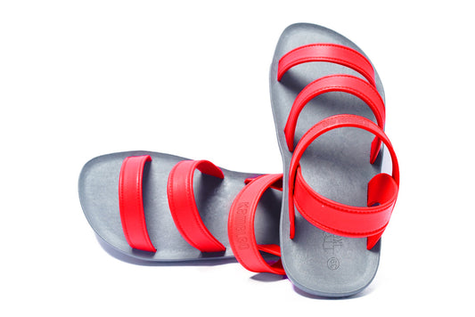 Twin Plus Grey Sole Red Strap