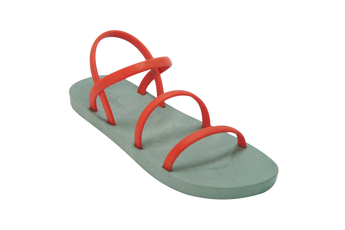 Twin Slim Grey Sole Red Strap
