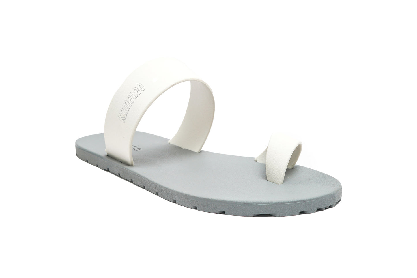 Pop Thumb Grey Sole White Strap