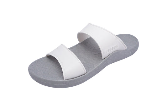 Twinny Grey Sole White Strap