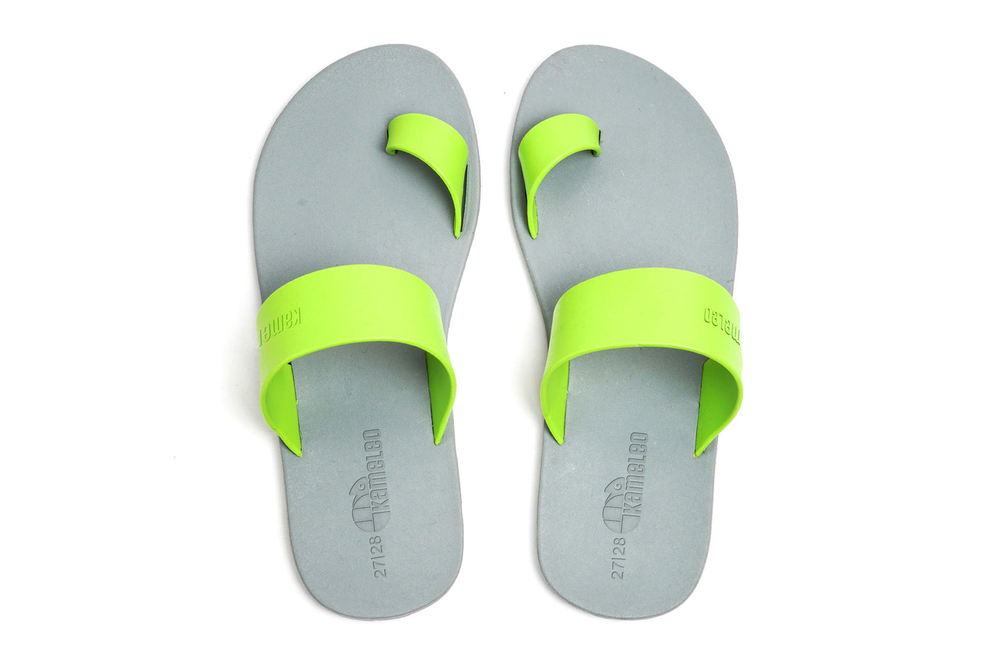 Pop Thumb Kids Grey Sole Lime Strap