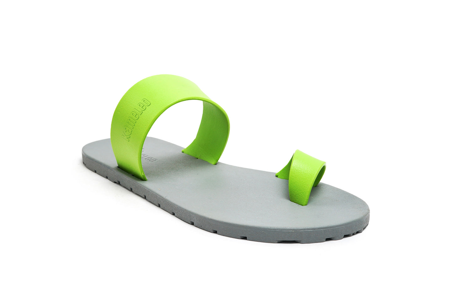 Pop Thumb Kids Grey Sole Lime Strap