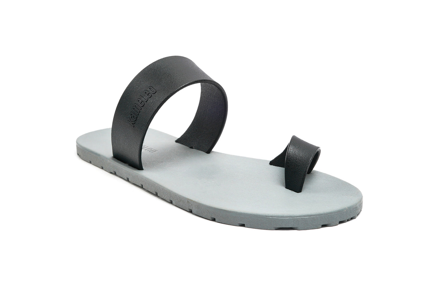 Pop Thumb Kids Grey Sole Black Strap