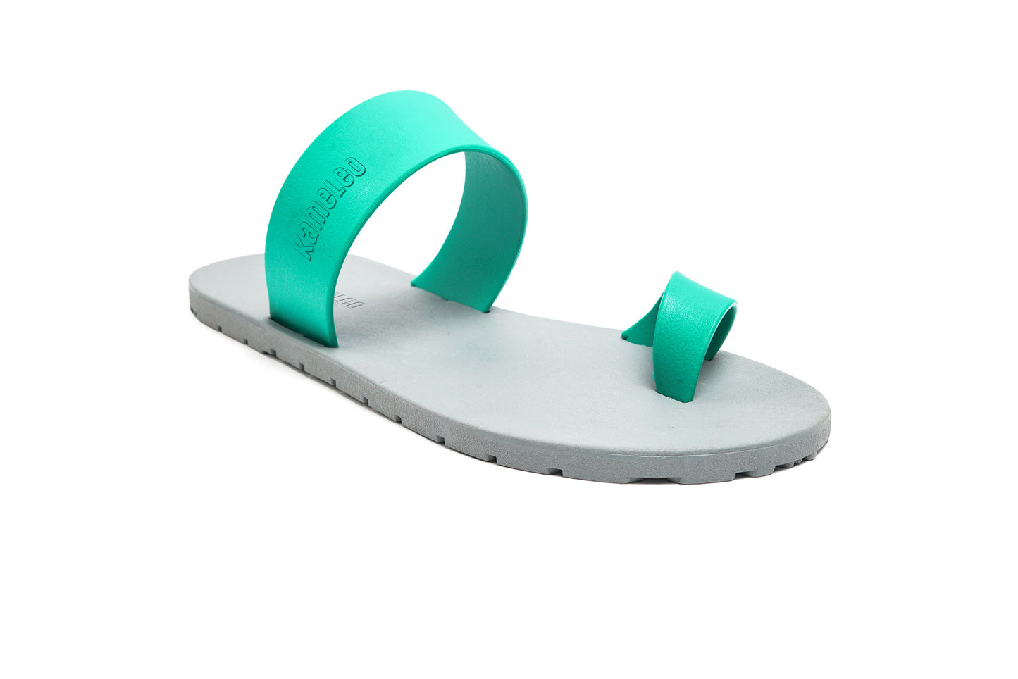 Pop Thumb Kids Grey Sole Green Strap
